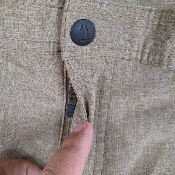 GH Bass & Co Shorts Mens 43 Brown Explorer Golf Hiking Polyester Blend - Picture 7 of 13